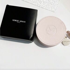 Giorgio Armani Beauty Blush Pink Round Bag
